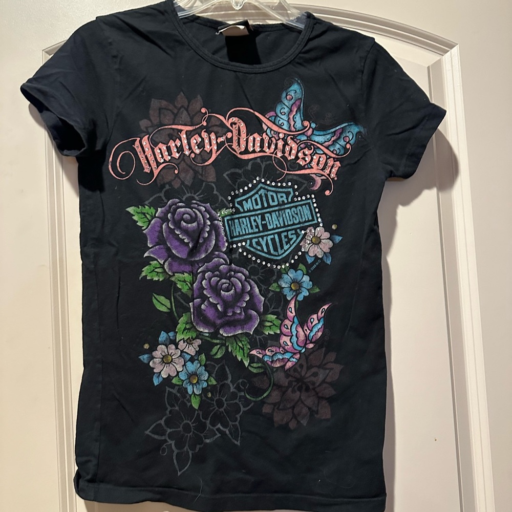 Harley-Davidson Black Graphic T-Shirt